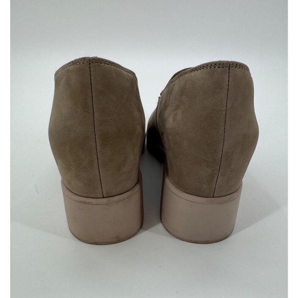 Abeo Horizon Taupe Leather Slip-On Wedge Shoes Size 11 - Picture 5 of 10